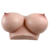 Fake breast silicone with Realistic Skin texture Boobs Sex Toy Lifelike Breasts Male Masturbator Stroker