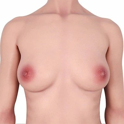 Fake breast silicone with Realistic Skin texture Boobs Sex Toy Lifelike Breasts Male Masturbator Stroker